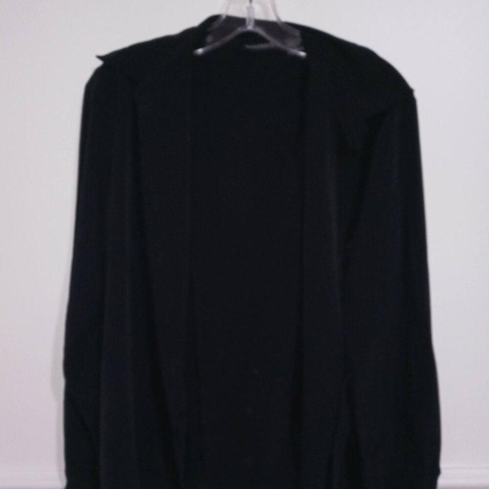 Black button down shirt
